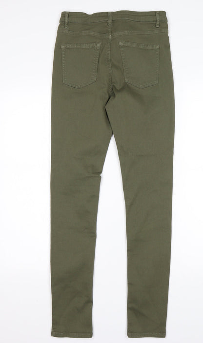 United Colors of Benetton Womens Green   Skinny Jeans Size 28 in L29 in Regular