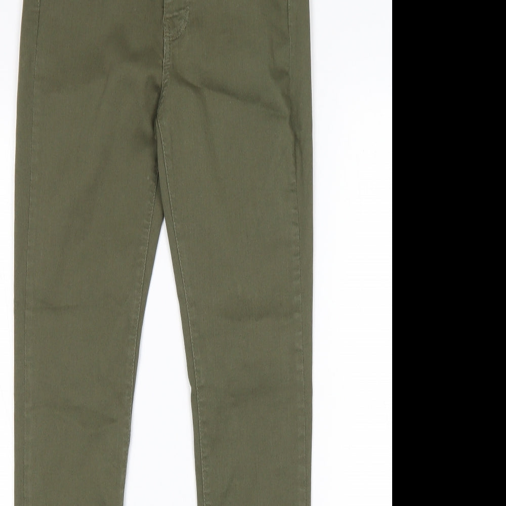 United Colors of Benetton Womens Green   Skinny Jeans Size 28 in L29 in Regular