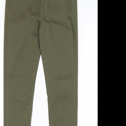 United Colors of Benetton Womens Green   Skinny Jeans Size 28 in L29 in Regular