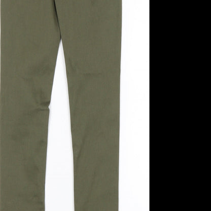 United Colors of Benetton Womens Green   Skinny Jeans Size 28 in L29 in Regular