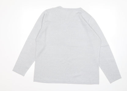 Womens UK Size M Bonmarché Grey Pullover Jumper