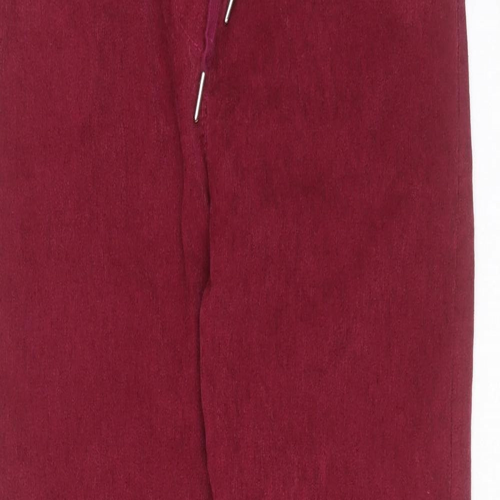 Womens UK Size 28 in Made in Italy Regular Fit  Purple Trousers