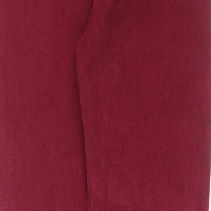 Womens UK Size 28 in Made in Italy Regular Fit  Purple Trousers