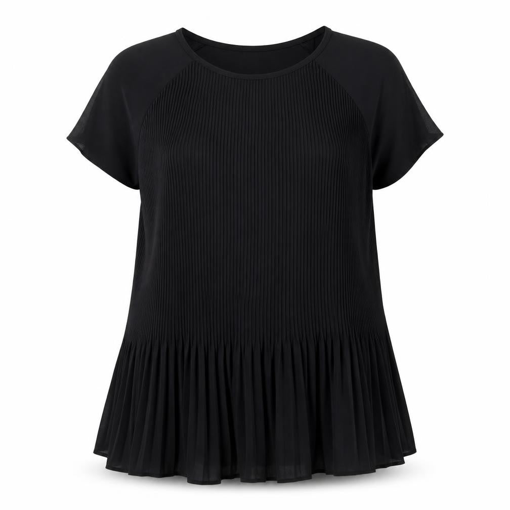 Womens UK Size 12 Dorothy Perkins Black Basic Blouse