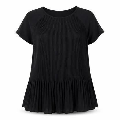 Womens UK Size 12 Dorothy Perkins Black Basic Blouse