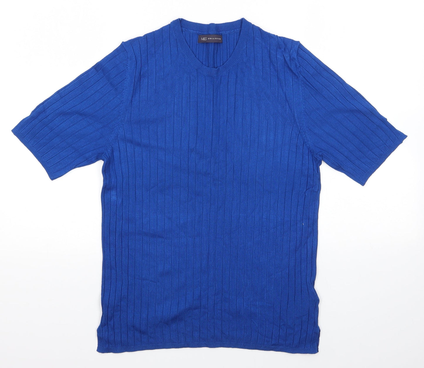 Womens UK Size 16 M&S Blue Pullover Jumper
