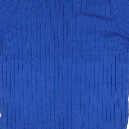 Womens UK Size 16 M&S Blue Pullover Jumper