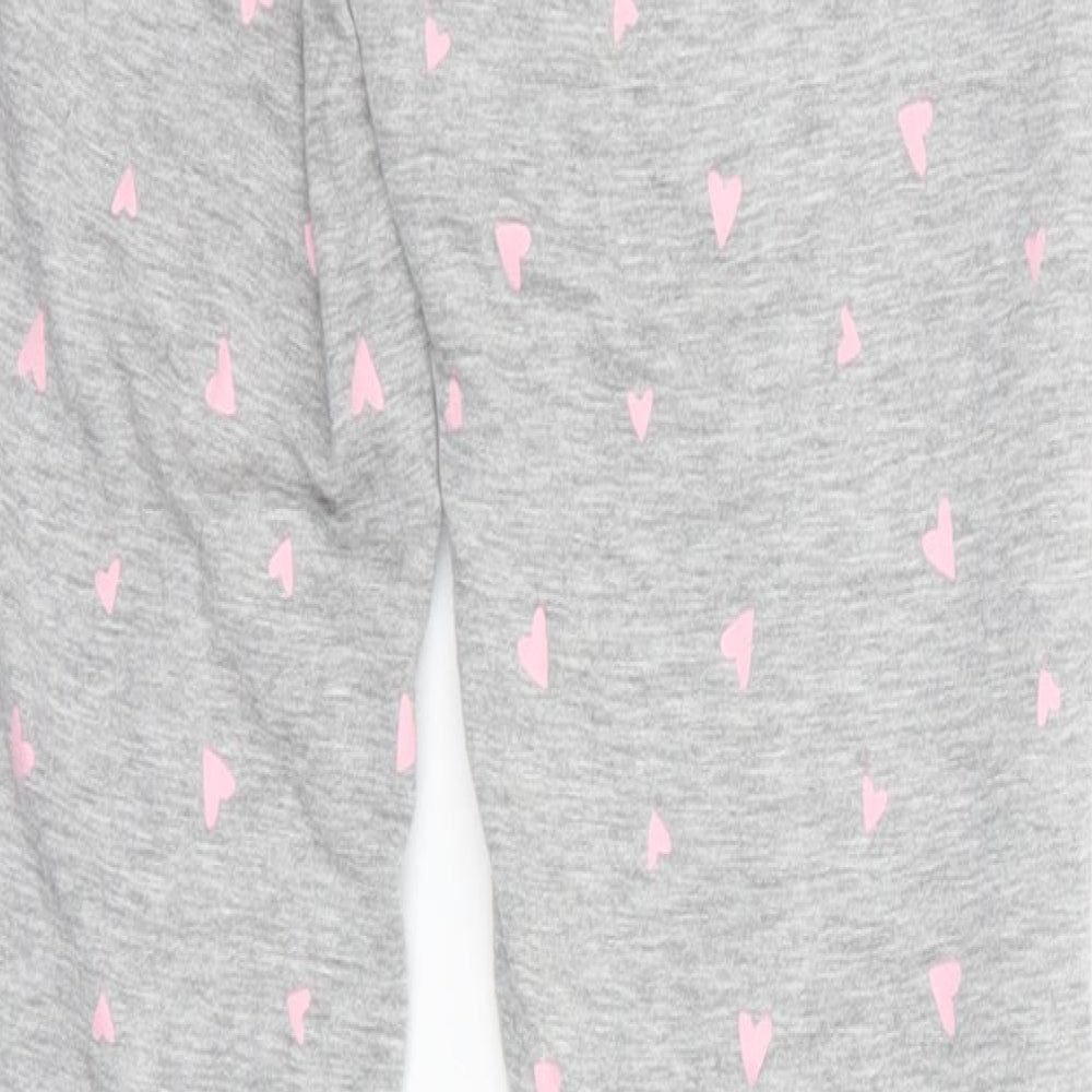 Cynthia Rowley Womens Grey Polka Dot Viscose Jogger Trousers Size XS L29 in Regular  - Sleepwear