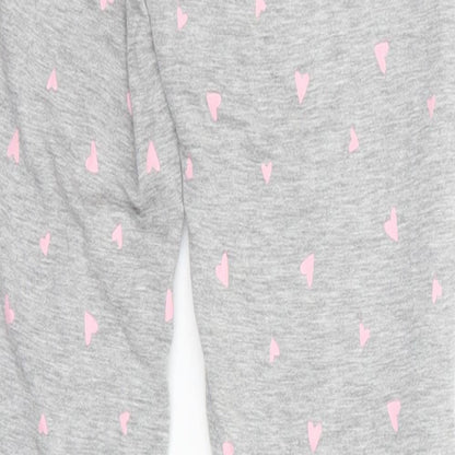 Cynthia Rowley Womens Grey Polka Dot Viscose Jogger Trousers Size XS L29 in Regular  - Sleepwear