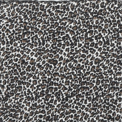 Primark Girls Beige Animal Print Polyester Cropped Blouse Size 9-10 Years Off the Shoulder  - Leopard print