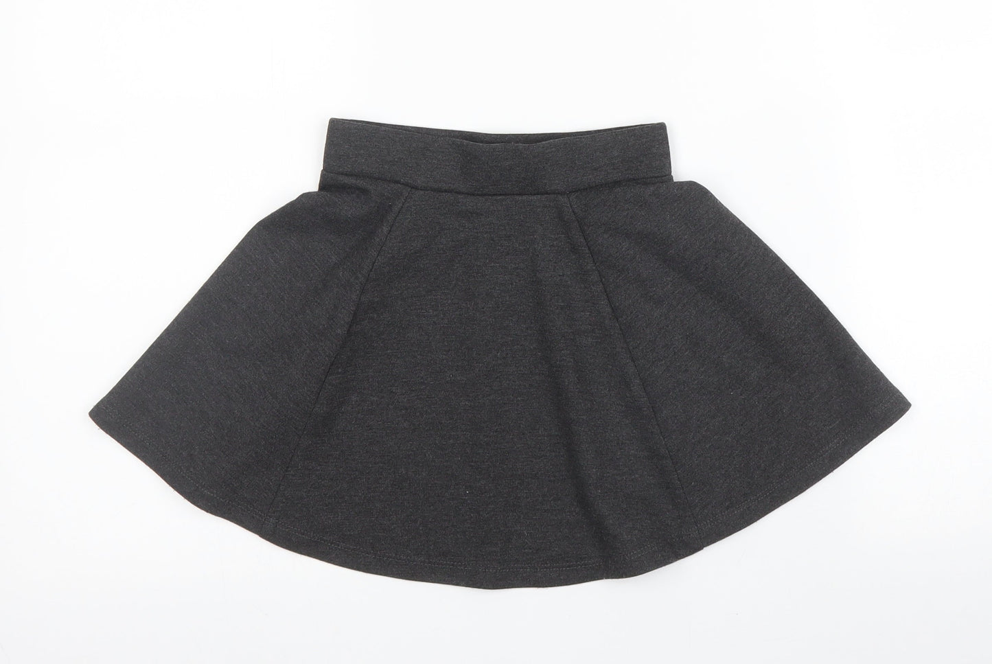 George Girls Grey  Viscose A-Line Skirt Size 3 Years  Regular