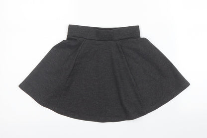 George Girls Grey  Viscose A-Line Skirt Size 3 Years  Regular