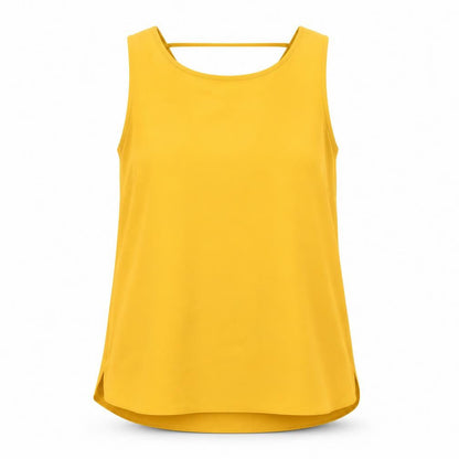 Womens UK Size 10 Dorothy Perkins Yellow Basic Blouse