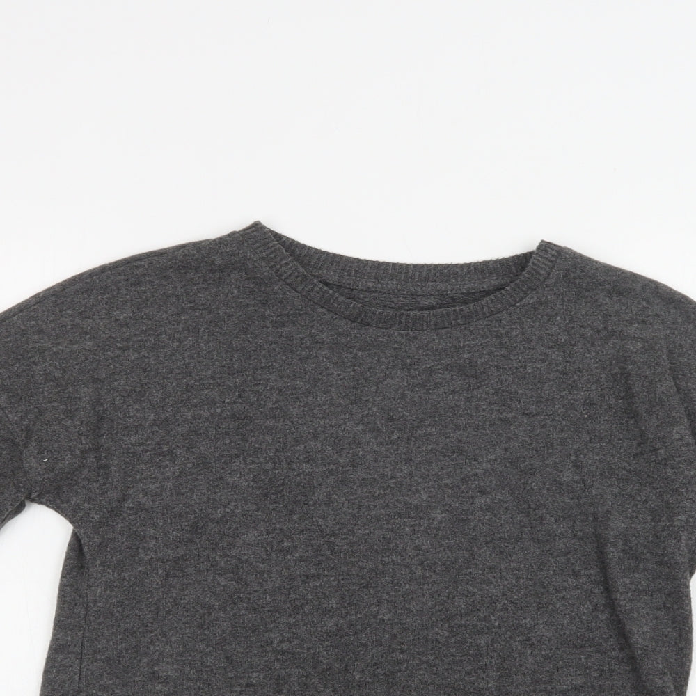 Primark Womens Grey  Polyester Top Lounge Set Size XS