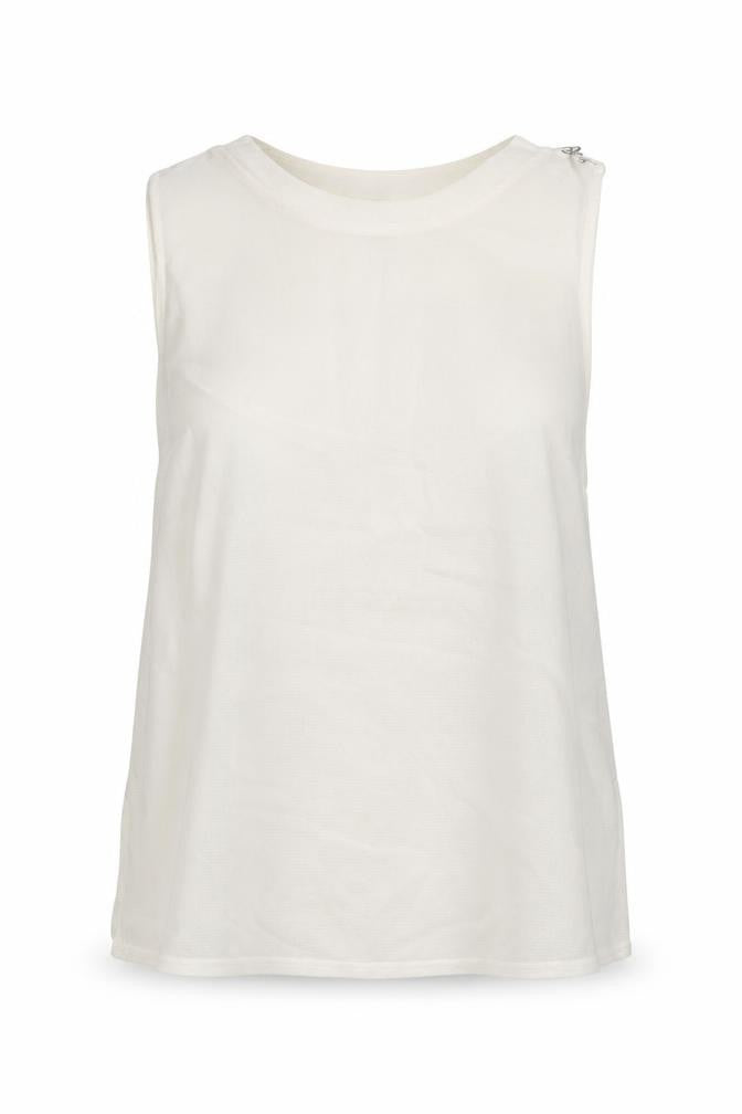 Womens UK Size 10 New Look White Basic Blouse