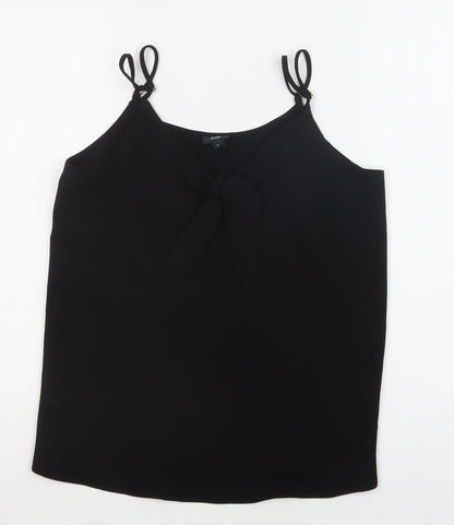Womens UK Size 6 River Island Black Camisole Blouse