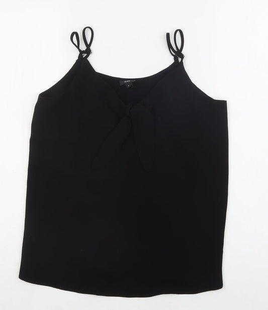 Womens UK Size 6 River Island Black Camisole Blouse
