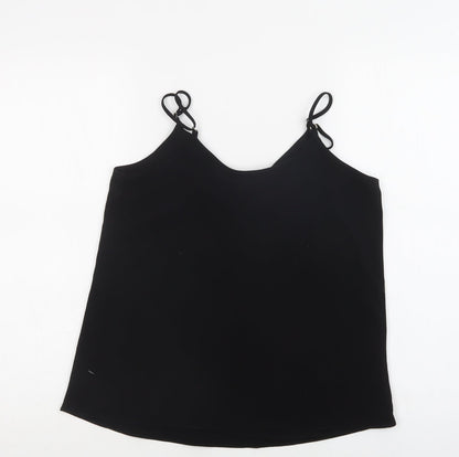 Womens UK Size 6 River Island Black Camisole Blouse