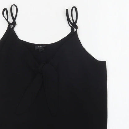 Womens UK Size 6 River Island Black Camisole Blouse