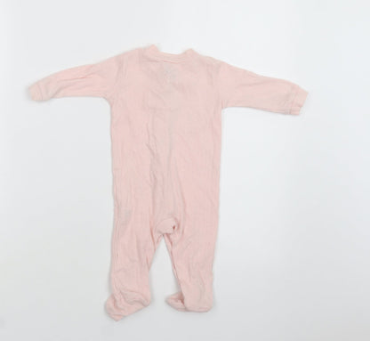 Chick Pea Baby Pink  Cotton Babygrow One-Piece Size 3-6 Months  Snap