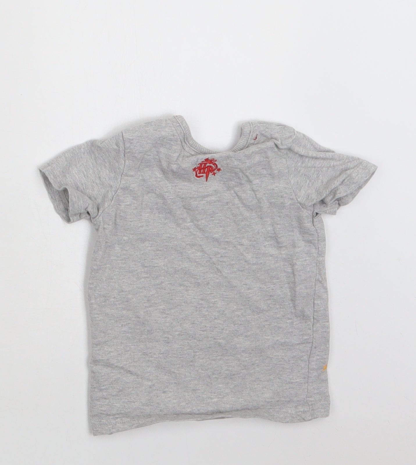 George Baby Green  Cotton Basic T-Shirt Size 6-9 Months Crew Neck Snap - Harry Potter