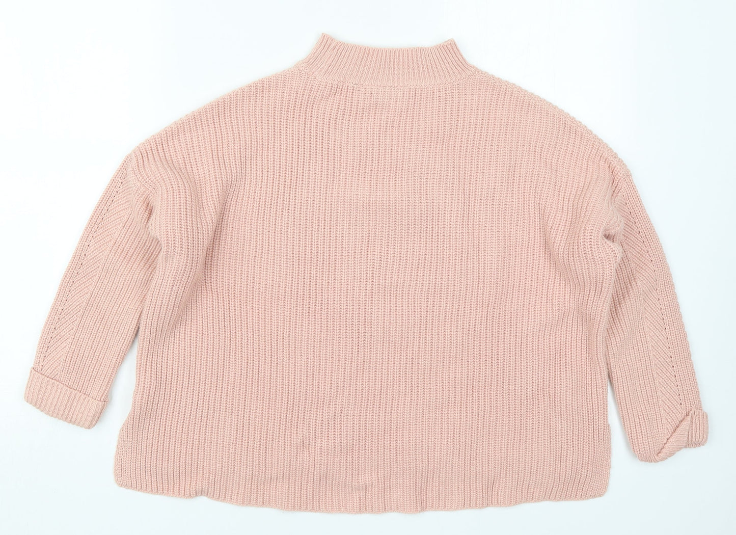 Womens UK Size 4 Topshop Pink Pullover Jumper