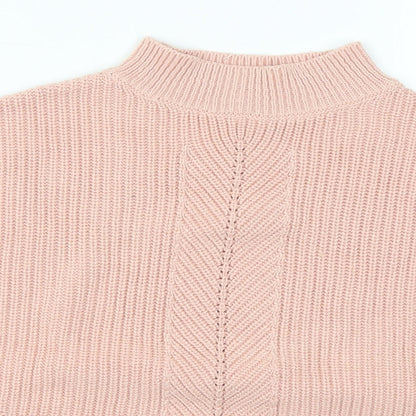 Womens UK Size 4 Topshop Pink Pullover Jumper