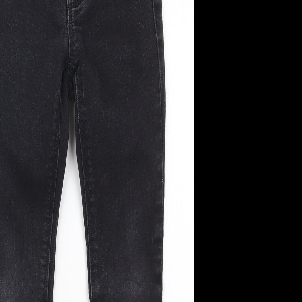 Gap Girls Black  Cotton Skinny Jeans Size 6 Years  Regular Button