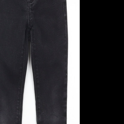 Gap Girls Black  Cotton Skinny Jeans Size 6 Years  Regular Button