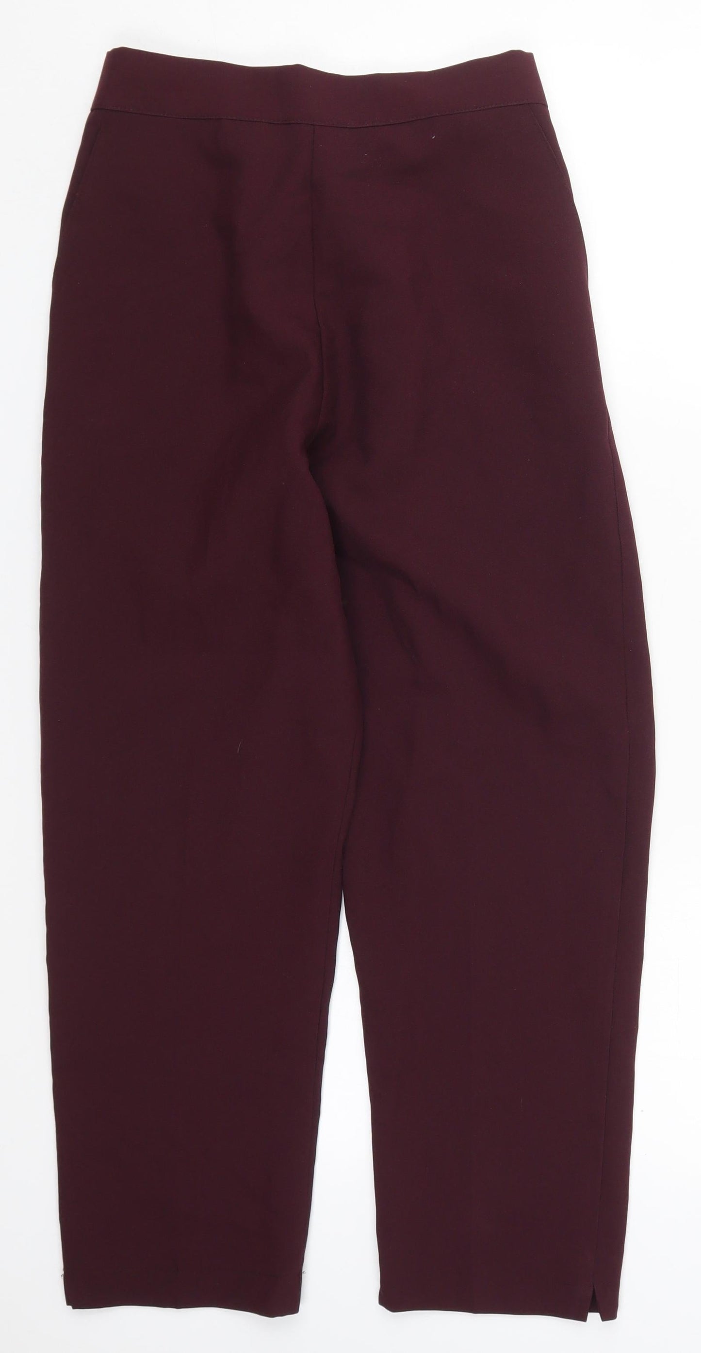 Womens UK Size 14 Preworn Regular Fit  Purple Trousers