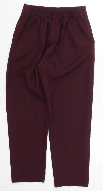 Womens UK Size 14 Preworn Regular Fit  Purple Trousers