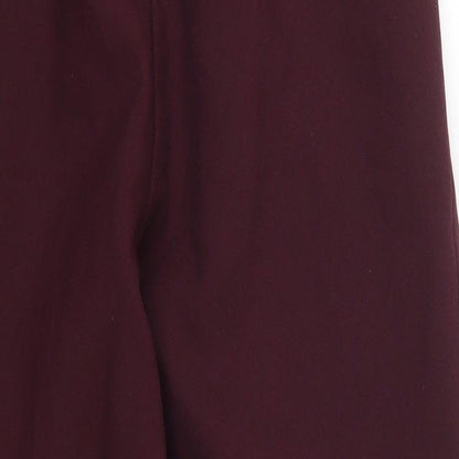Womens UK Size 14 Preworn Regular Fit  Purple Trousers