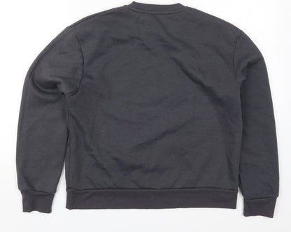Primark Womens Grey  Cotton Pullover Sweatshirt Size 4  Pullover - Self Love Club