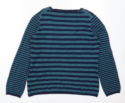 Womens UK Size 16 Marks and Spencer Blue Pullover Jumper