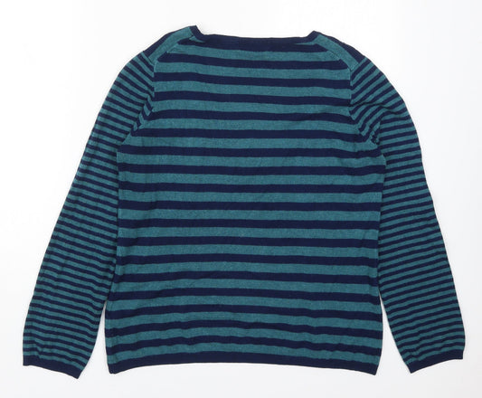 Womens UK Size 16 Marks and Spencer Blue Pullover Jumper