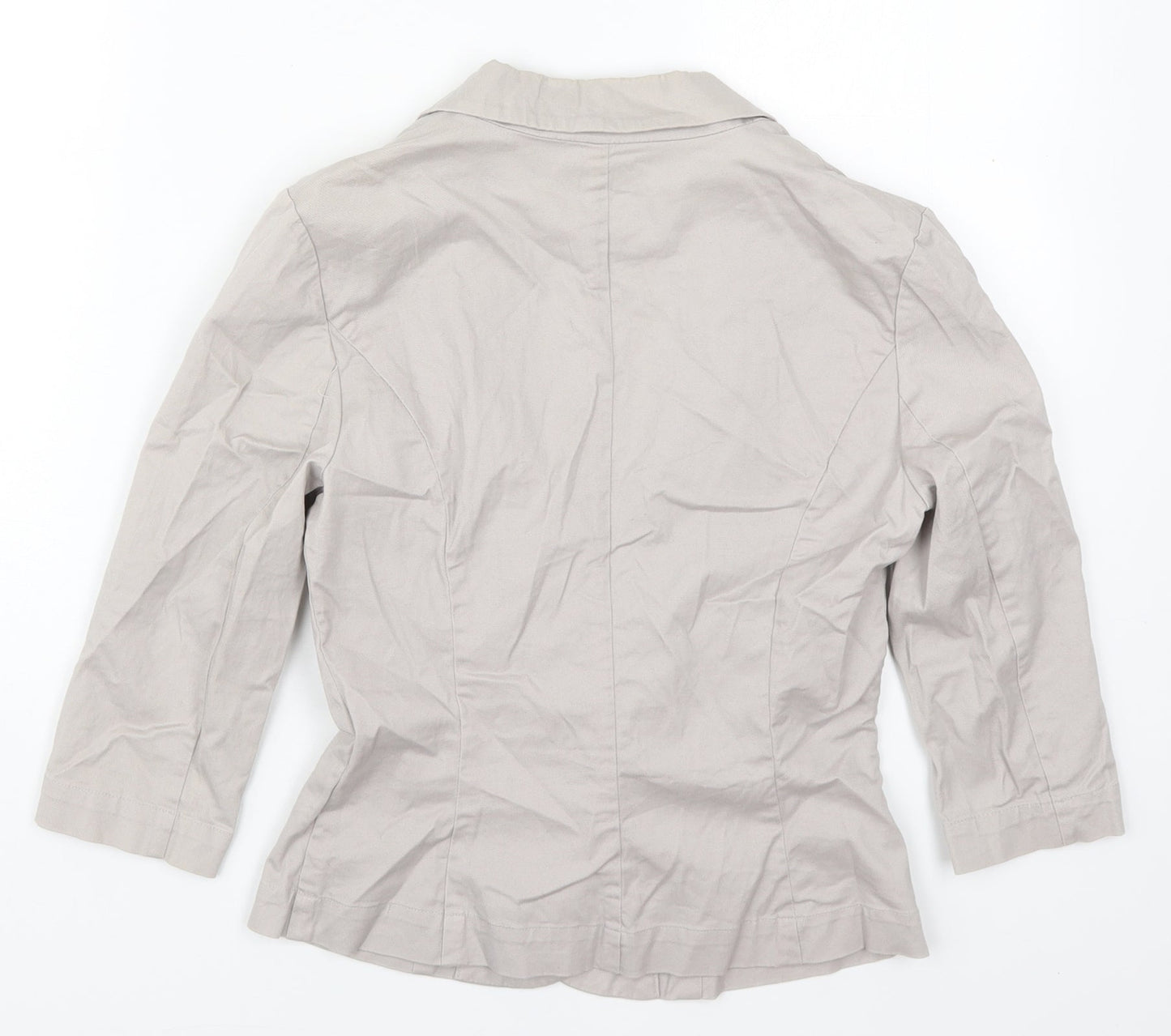 Waehouse Womens Grey   Jacket  Size 8  Button