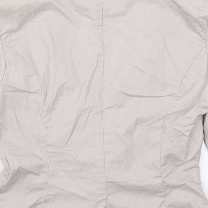 Waehouse Womens Grey   Jacket  Size 8  Button