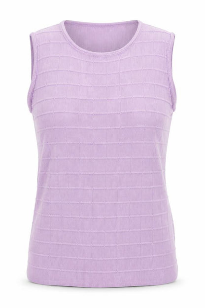 Womens UK Size M Precis Purple Basic Tank