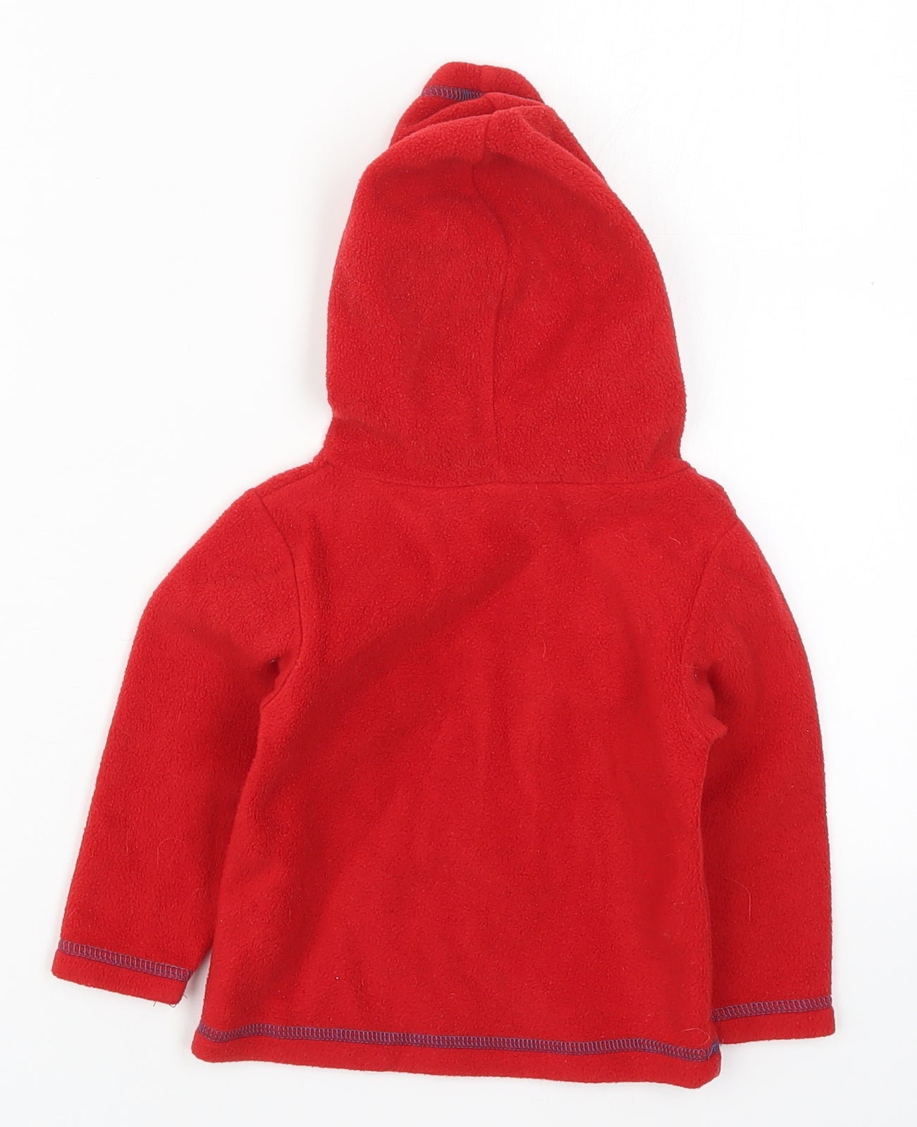 M&Co Boys Red   Jacket  Size 12-18 Months   Pullover - Monkey Hello