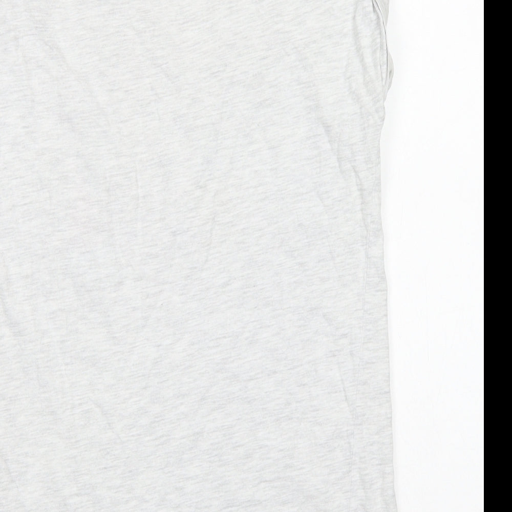 Girls Girls Grey  Cotton Basic T-Shirt Size 13-14 Years Crew Neck  - Summer Fruits