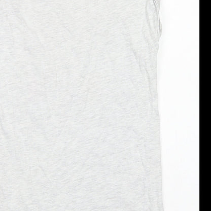 Girls Girls Grey  Cotton Basic T-Shirt Size 13-14 Years Crew Neck  - Summer Fruits