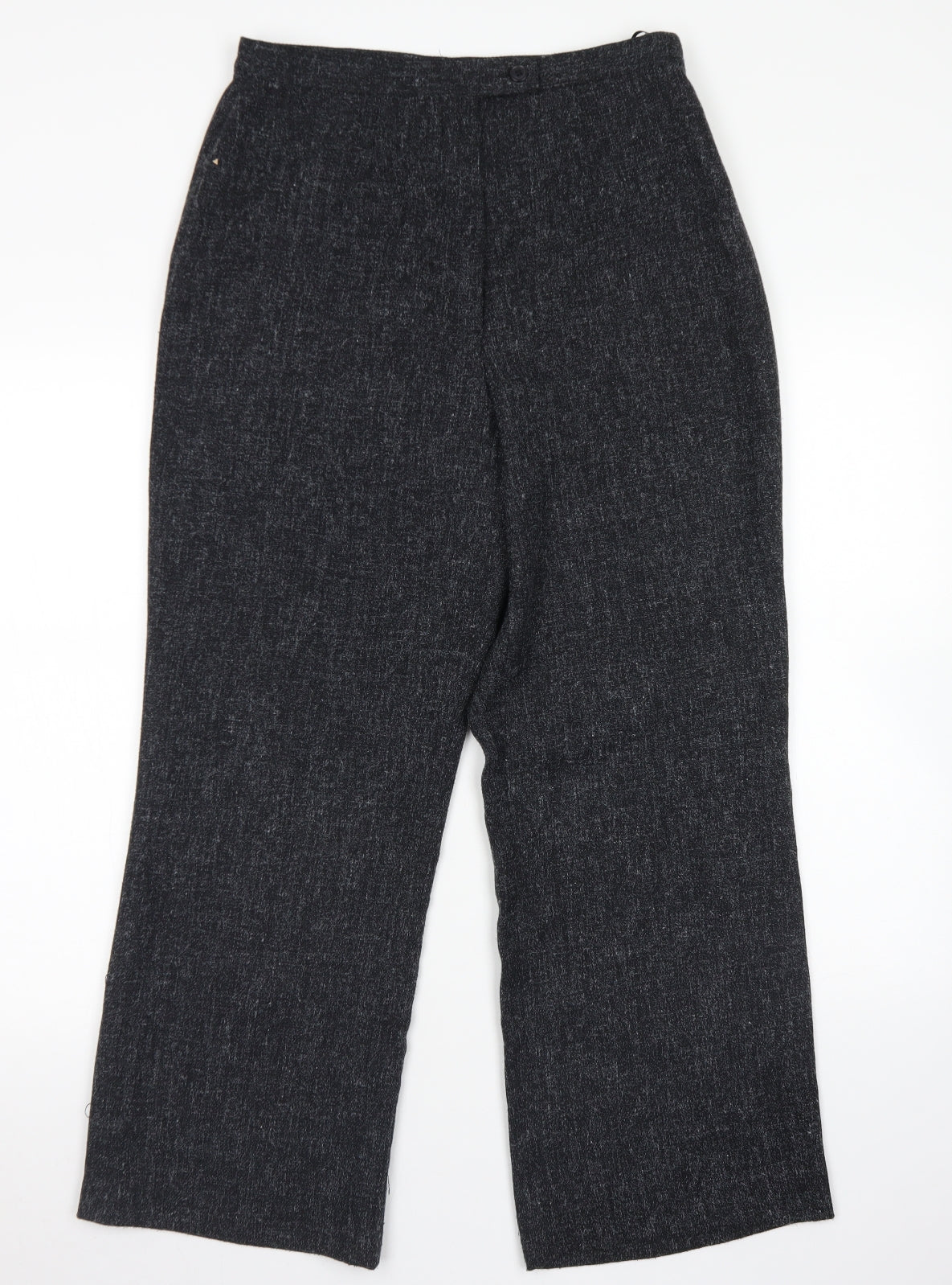 Suzie J Womens Grey  Polyester Dress Pants Trousers Size 16 L26 in Regular Zip