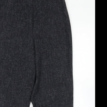 Suzie J Womens Grey  Polyester Dress Pants Trousers Size 16 L26 in Regular Zip