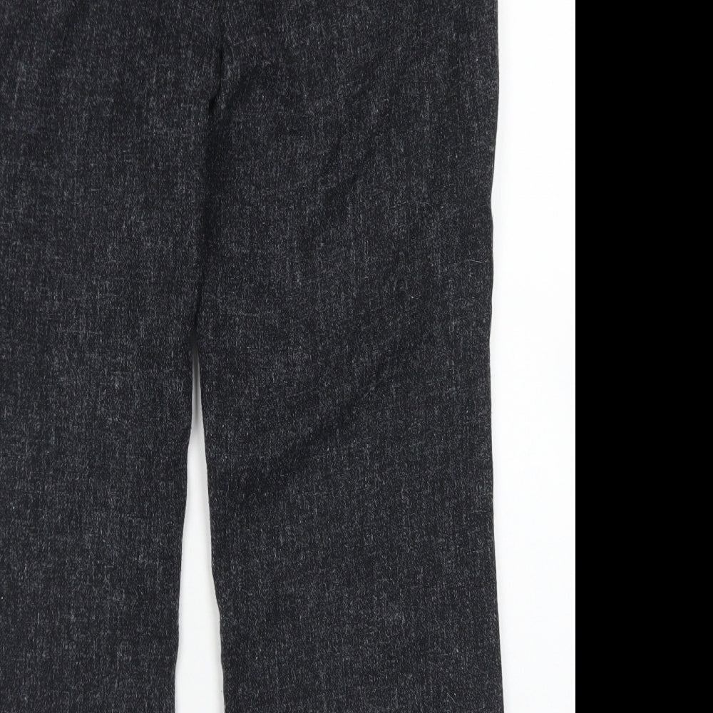 Suzie J Womens Grey  Polyester Dress Pants Trousers Size 16 L26 in Regular Zip