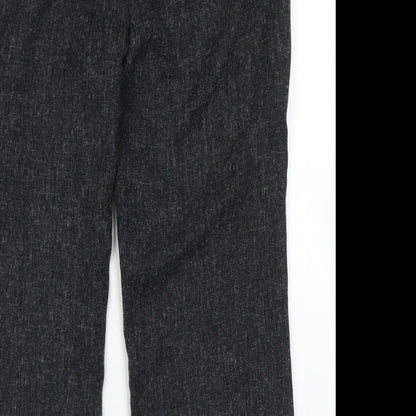Suzie J Womens Grey  Polyester Dress Pants Trousers Size 16 L26 in Regular Zip