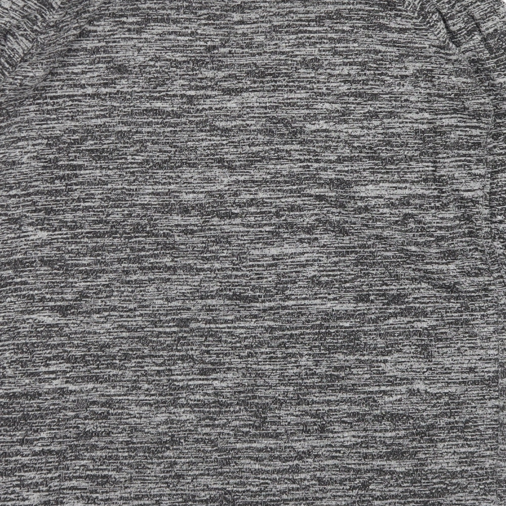 Womens UK Size 6 Topshop Grey Basic T-Shirt