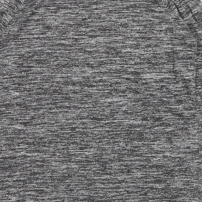 Womens UK Size 6 Topshop Grey Basic T-Shirt