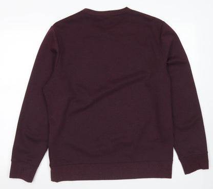 Mens UK Size M H&M Purple Pullover Sweatshirt