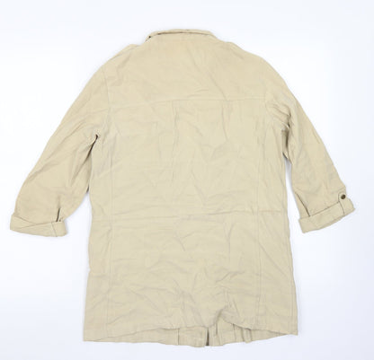 Womens UK Size XS Zara Beige Jacket