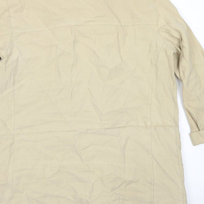 Womens UK Size XS Zara Beige Jacket
